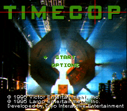 Timecop (Europe) Title Screen